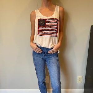 American Flag Tank Lucky Brand